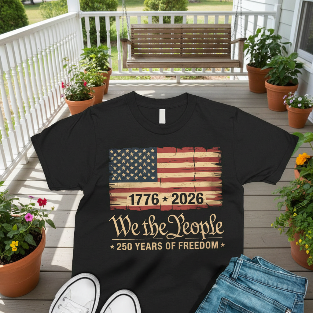 Custom America 250th Birthday Us Garden Flag — Patriotic Gift 6JCEK