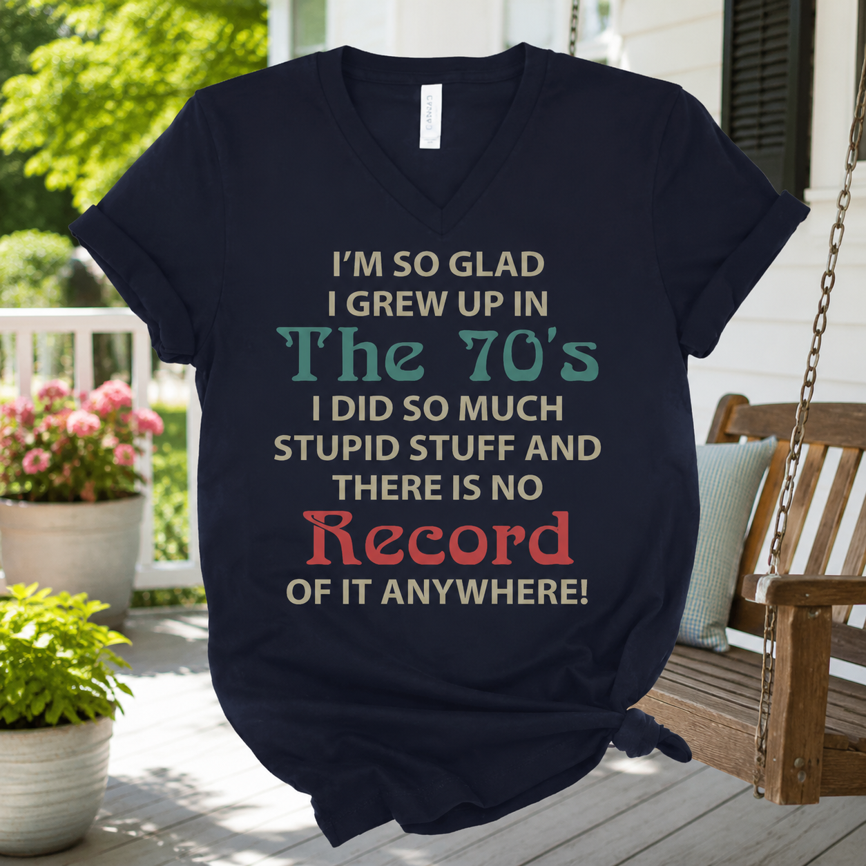 Custom Glad Grew Up T-Shirt — Custom Gift 4FWTM