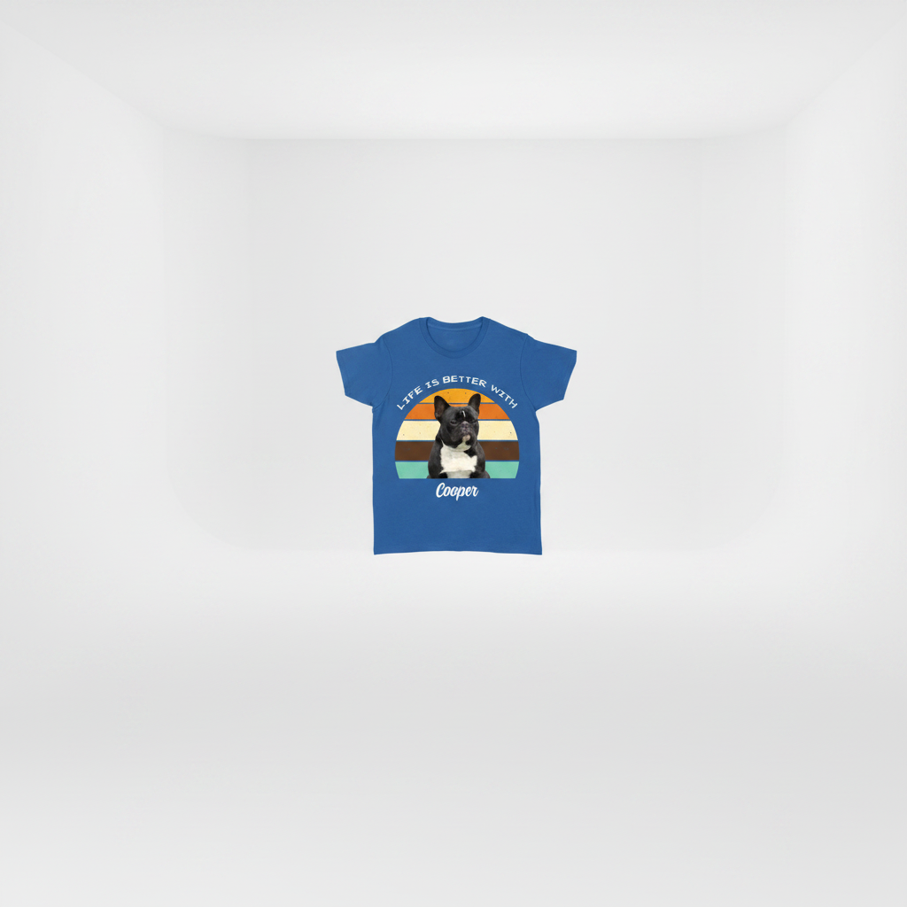 Custom Life Is Better Dog T-Shirt — Gift for Dog Lovers MTU9N