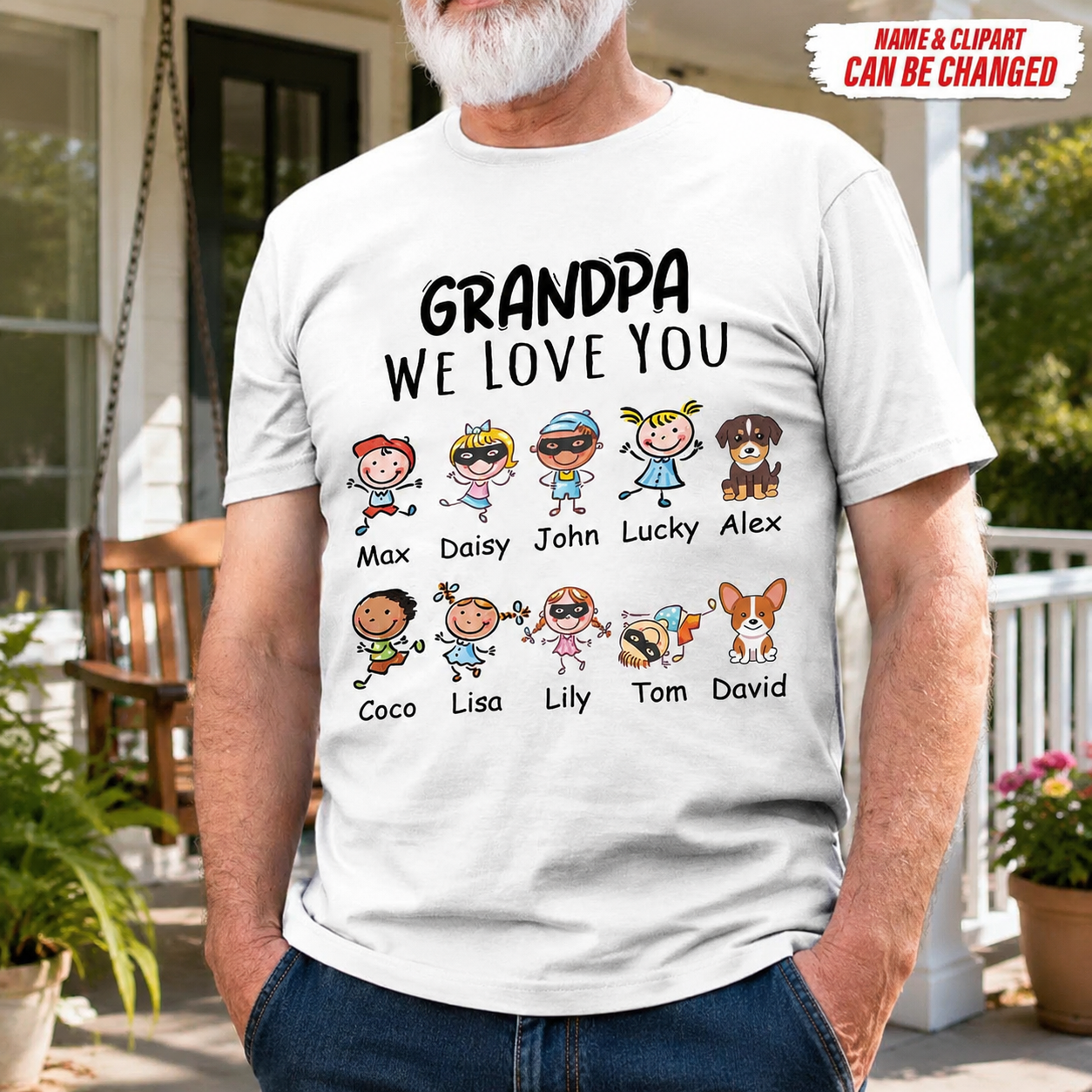 Custom Nnt Clipart Daddy We T-Shirt — Gift for Dad 5C3W3