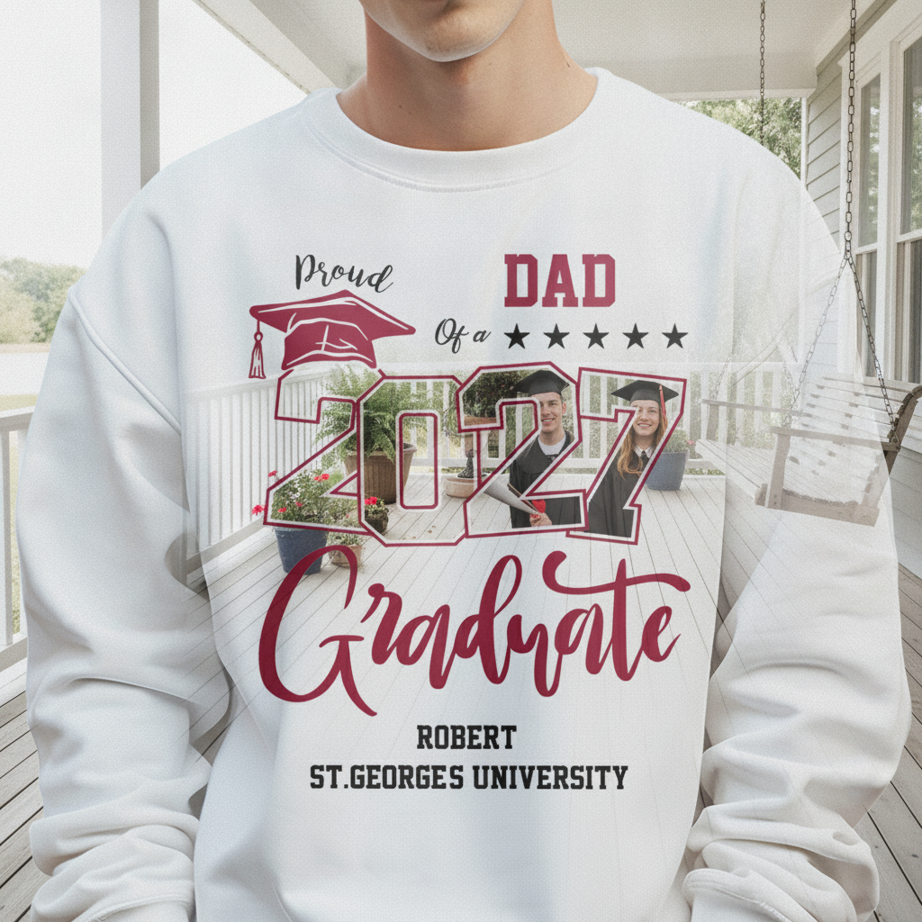 Custom Mha Proud Family Graduate T-Shirt — Family Gift S369G