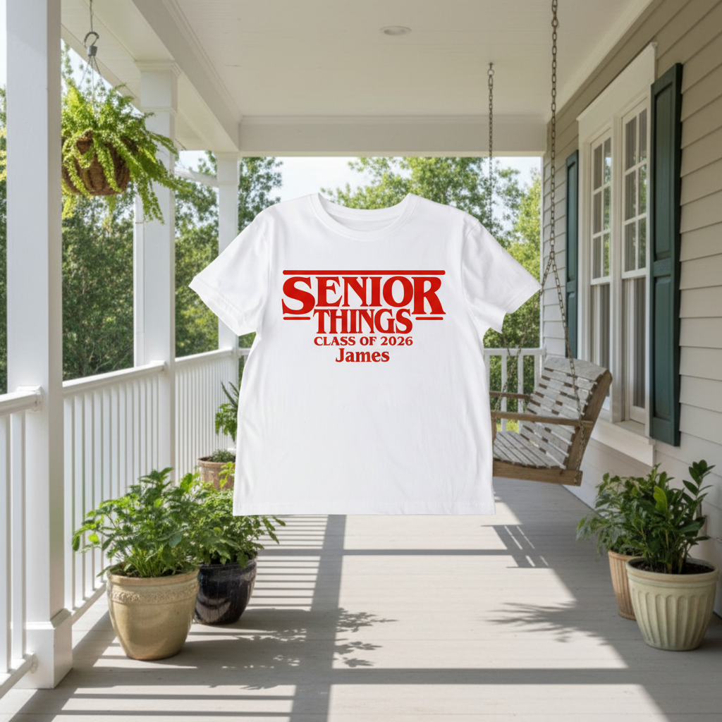 Custom Name Senior Things Class T-Shirt — Custom Gift R7N62