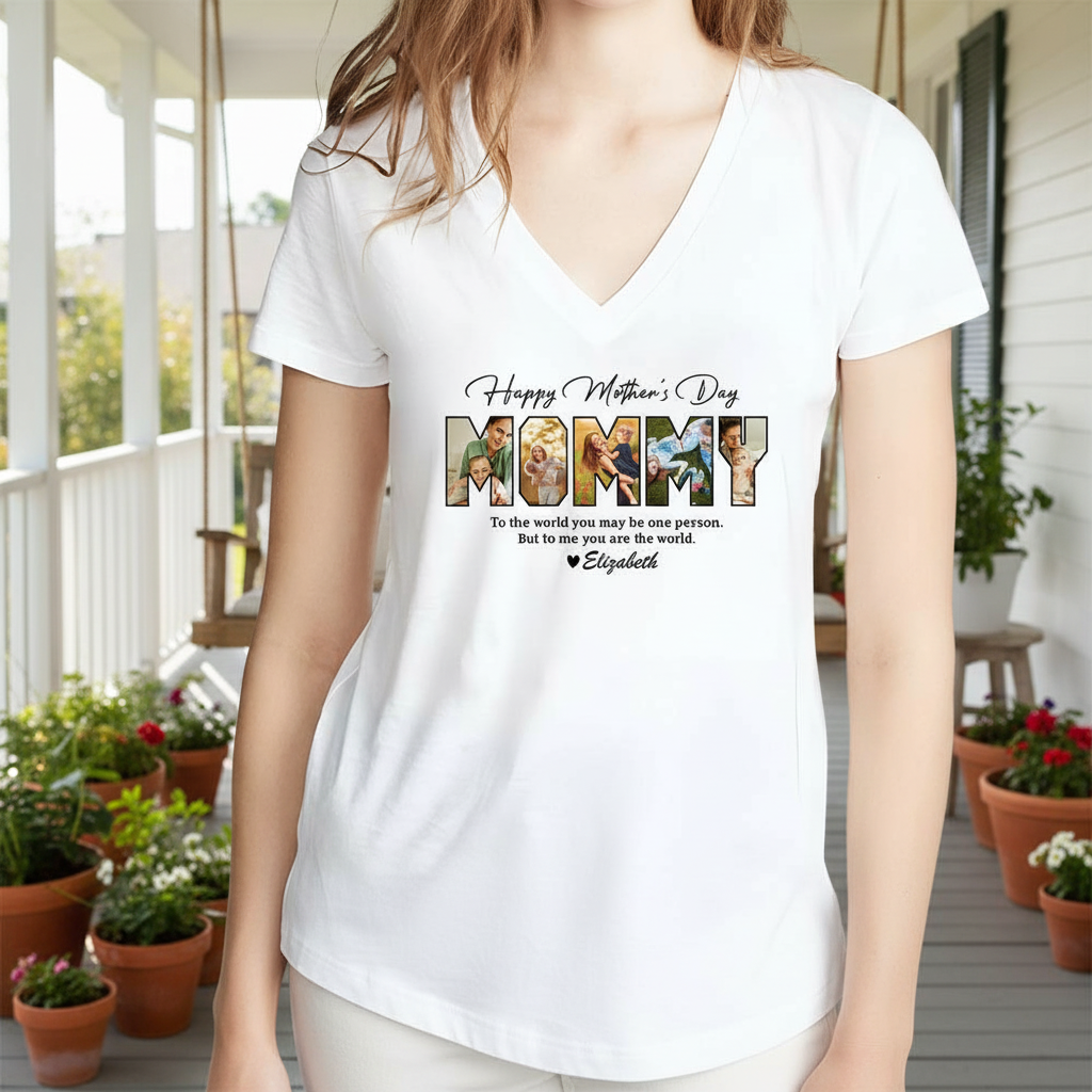 Custom Happy Mothers Day My T-Shirt — Gift for Mom Q3T3G