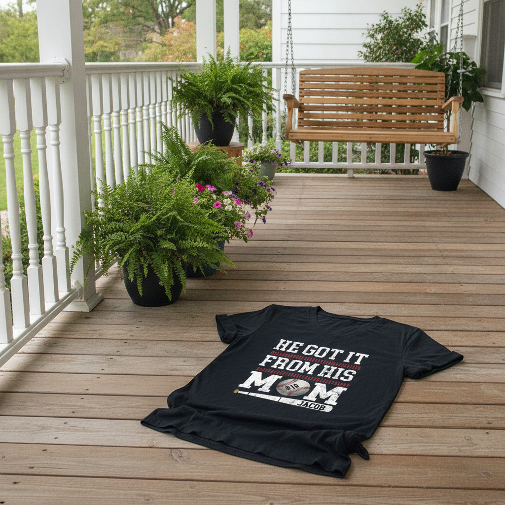 Custom He Got It From T-Shirt — Gift for Mom NBKEU