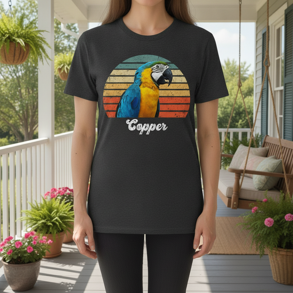 Custom Birds Vintage Retro T-Shirt — Custom Gift FYRQU