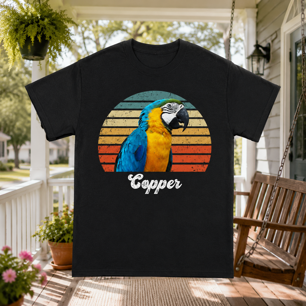 Custom Birds Vintage Retro T-Shirt — Custom Gift GY5HG