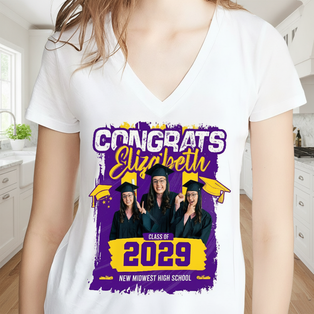 Custom Congrats You Graduation T-Shirt — Custom Gift 73QF9