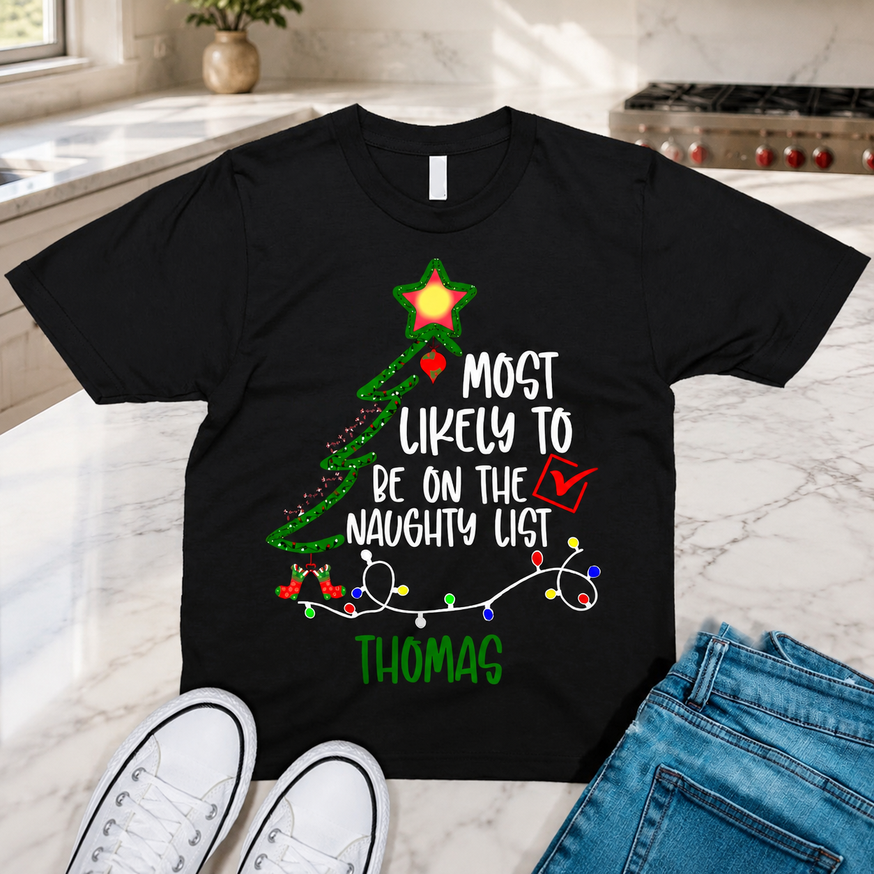 Custom Name Most Likely Family T-Shirt — Family Gift C79ZA