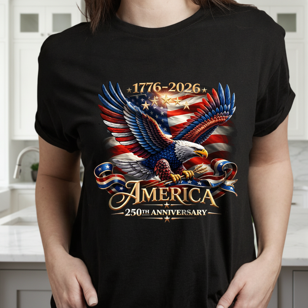 Custom Vtc America 250th Anniversary T-Shirt — Patriotic Gift MWYDP