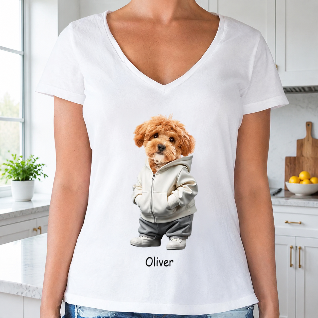 Custom Mha Name Dog Cat T-Shirt — Gift for Cat Lovers 4KBKX