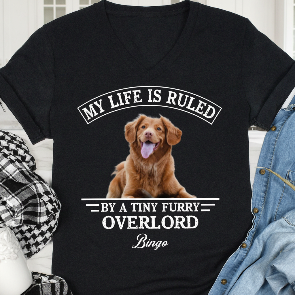 Custom My Life Is Ruled T-Shirt — Gift for Cat Lovers 7YNMK