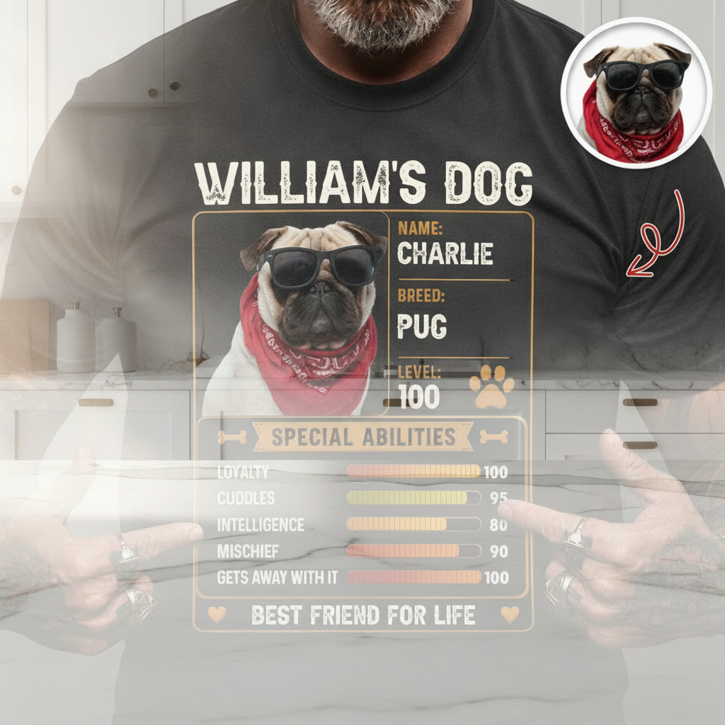 Custom Vth Best Friend Life T-Shirt — Gift for Dog Lovers DMU2J