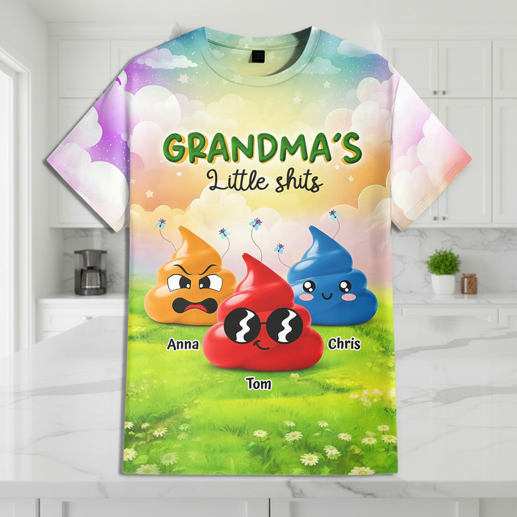 Custom Vtc Grandmas Little Sh T-Shirt — Gift for Mom CVGB7