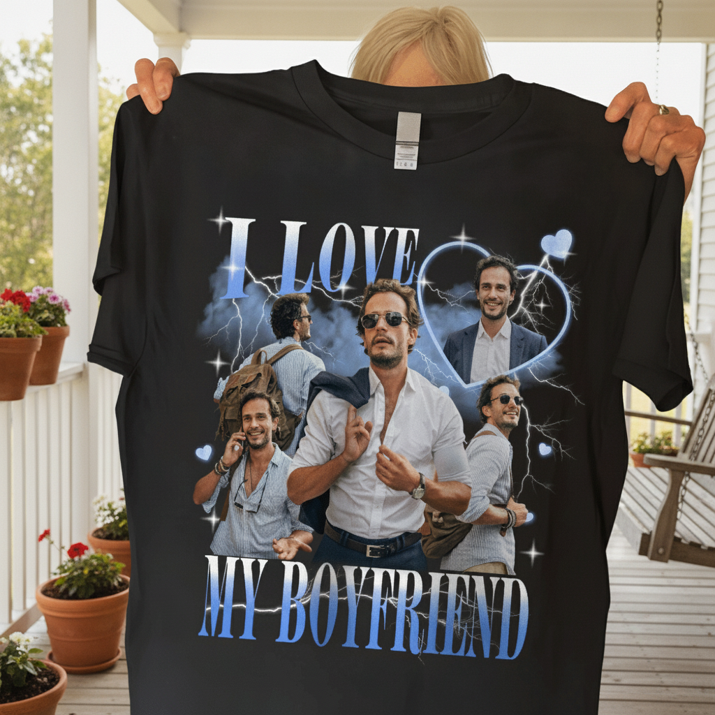 Custom Love My Boyfriend Girlfriend T-Shirt — Gift for Him XV9ET