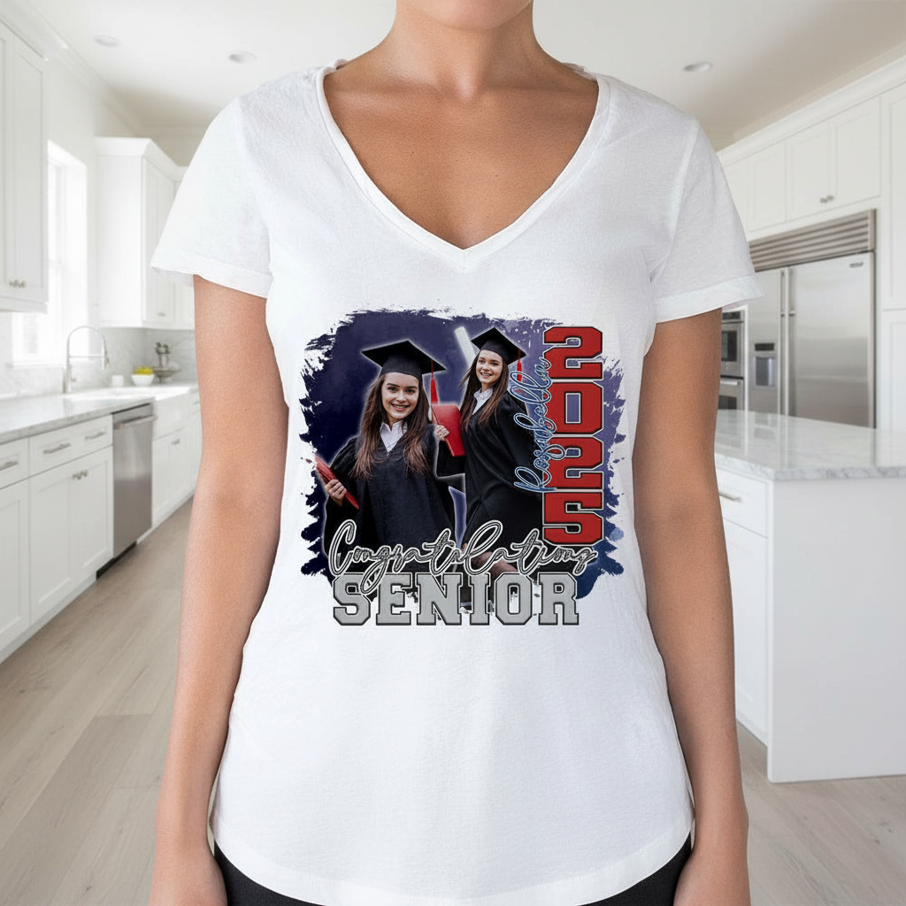 Custom Congratulations Senior Graduation Bright T-Shirt — Custom Gift 9EN73