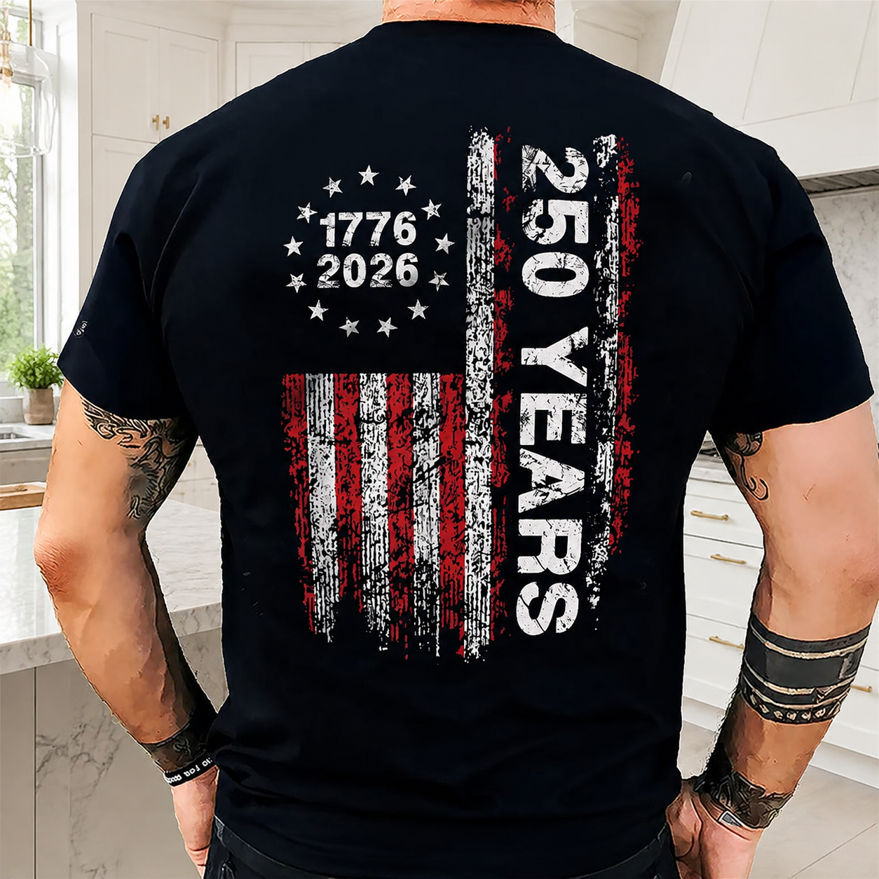 Custom Mha America 250th Birthday Garden Flag — Patriotic Gift SWH8N