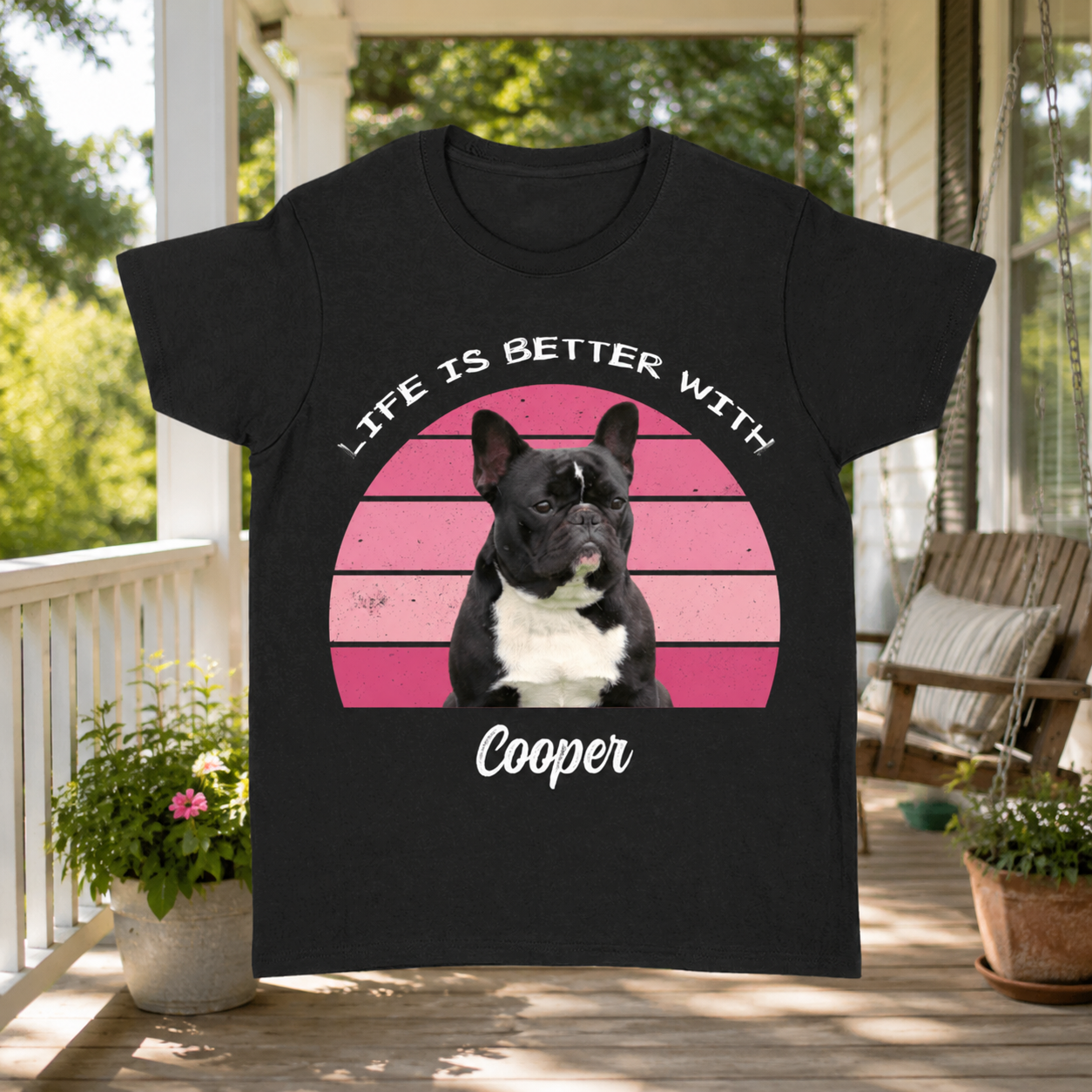 Custom Life Is Better Dog T-Shirt — Gift for Dog Lovers WAVFU