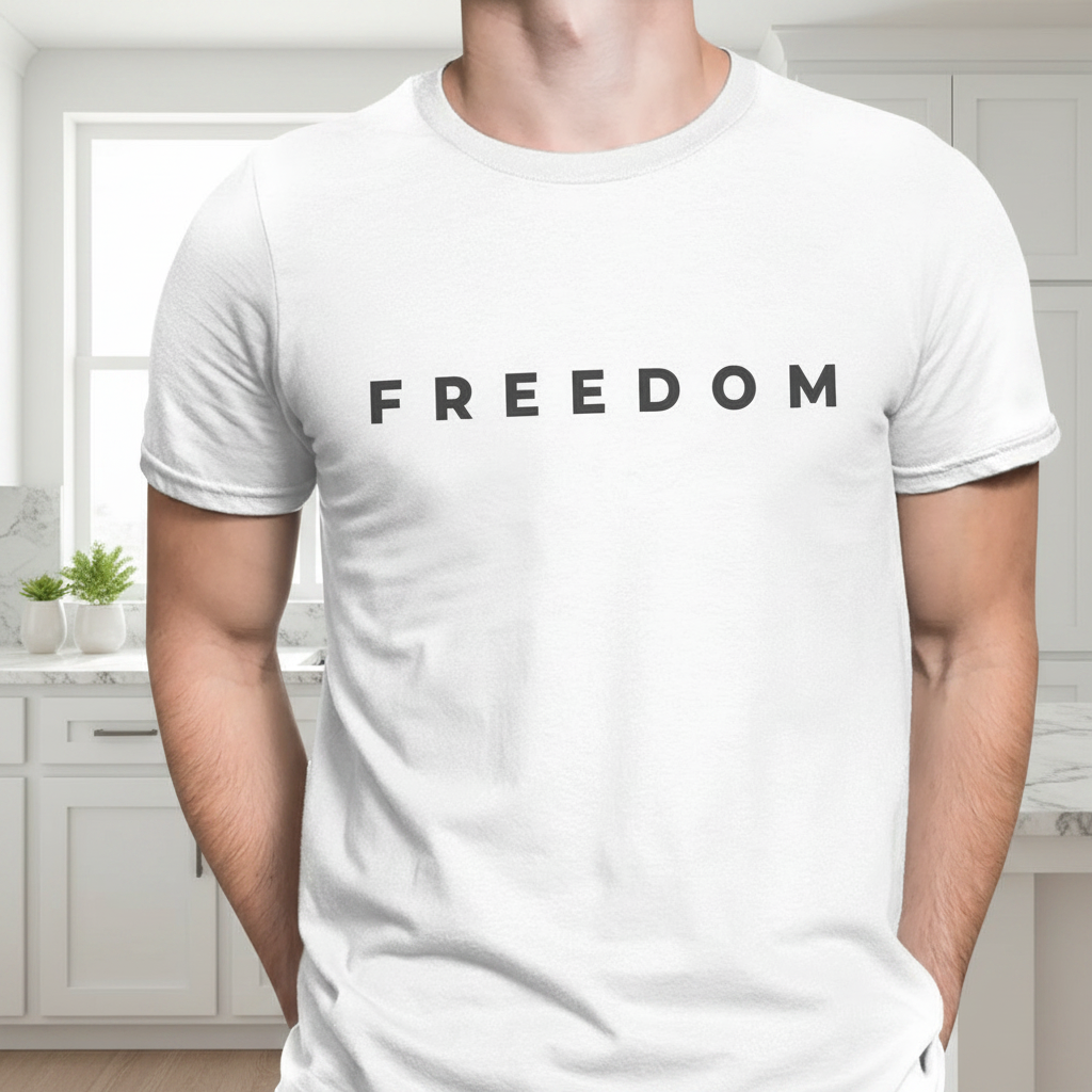 Custom Charlie Kirk Freedom Bright T-Shirt — Custom Gift BPWGV