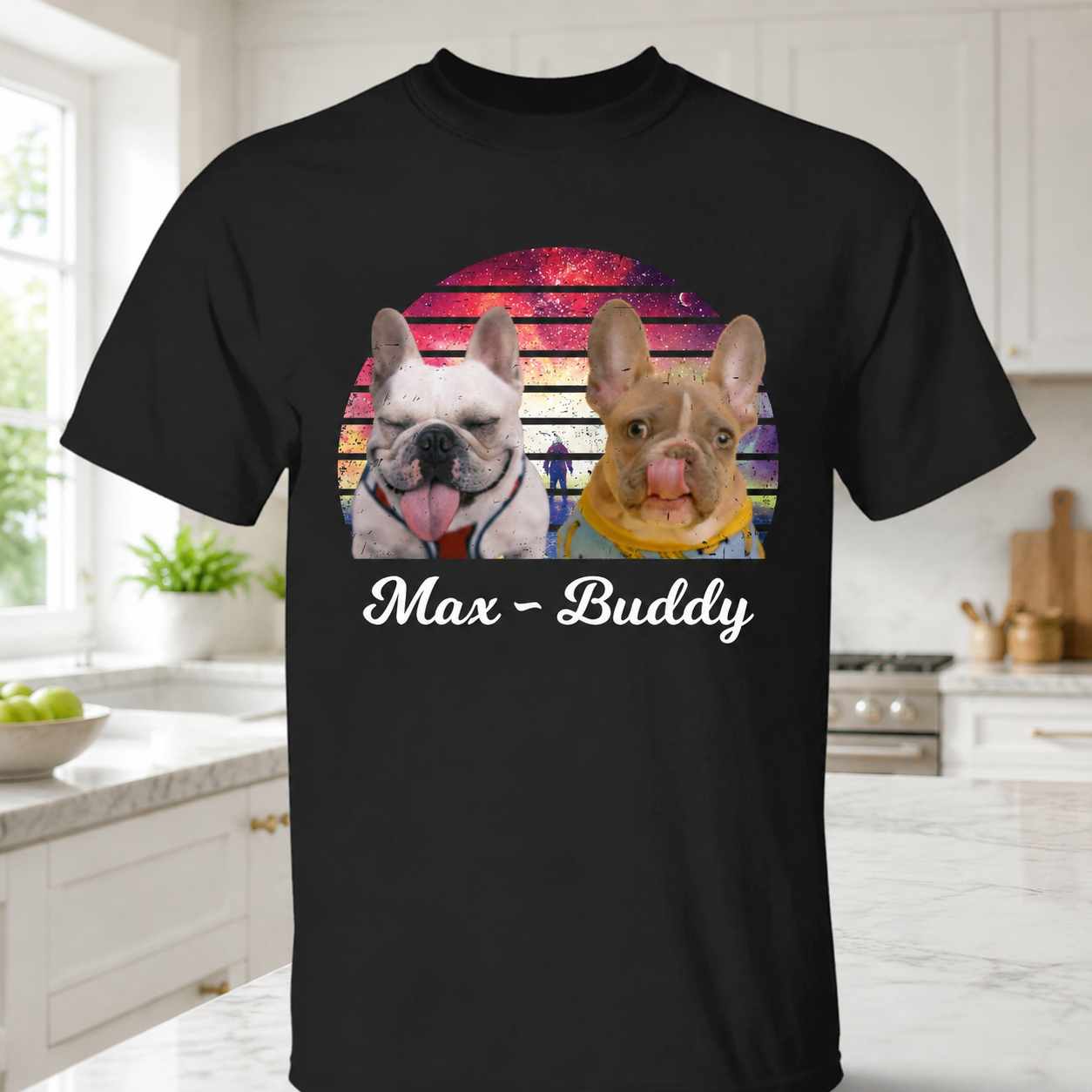 Custom Dog Cat Vintage Retro T-Shirt — Gift for Cat Lovers 8RJ23