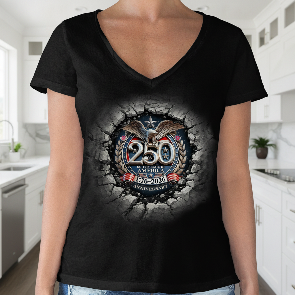 Custom Usa Eagles 250th Anniversary T-Shirt — Patriotic Gift RNCNK