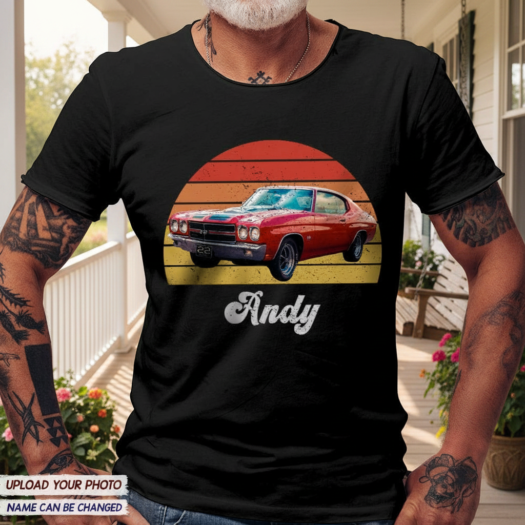Custom Car Vintage Retro T-Shirt — Custom Gift SHY2E
