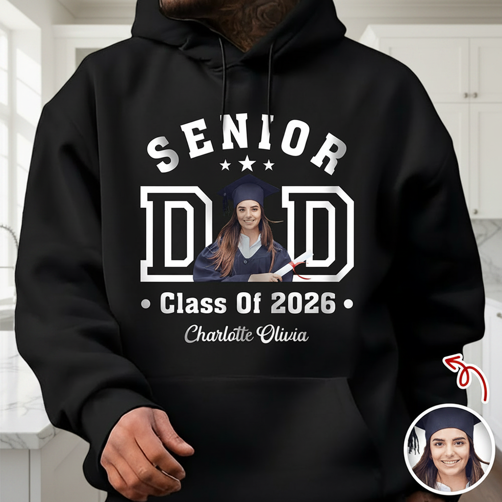 Custom Senior Mom Dad Class T-Shirt — Gift for Dad 28JSB
