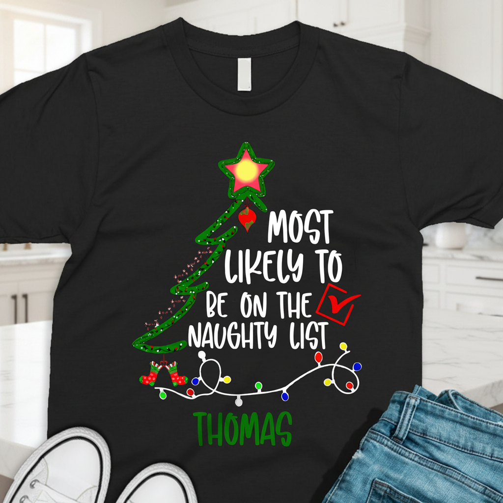 Custom Name Most Likely Family T-Shirt — Family Gift MKAJG