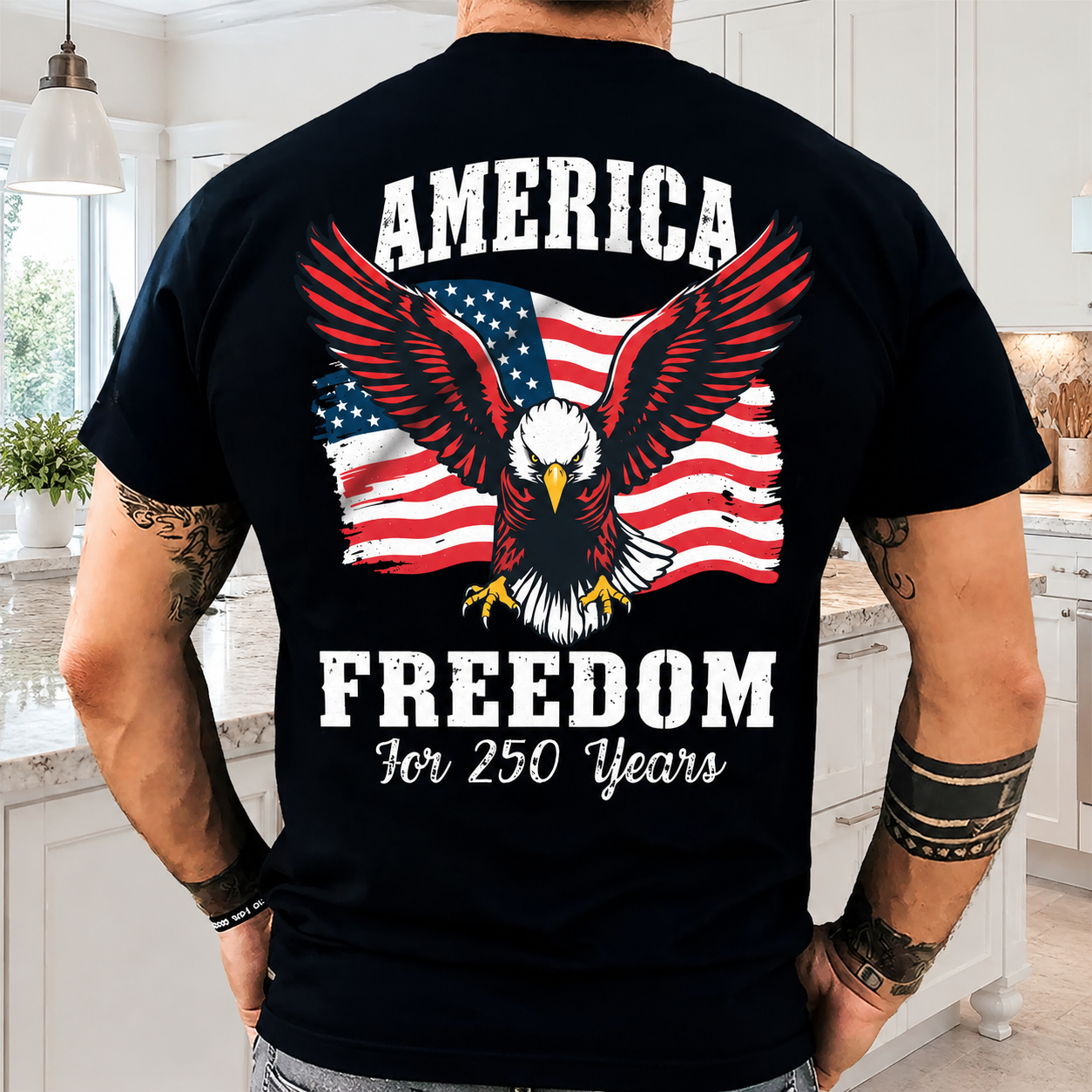 Custom Mha America Years Freedom Garden Flag — Patriotic Gift ERXQG