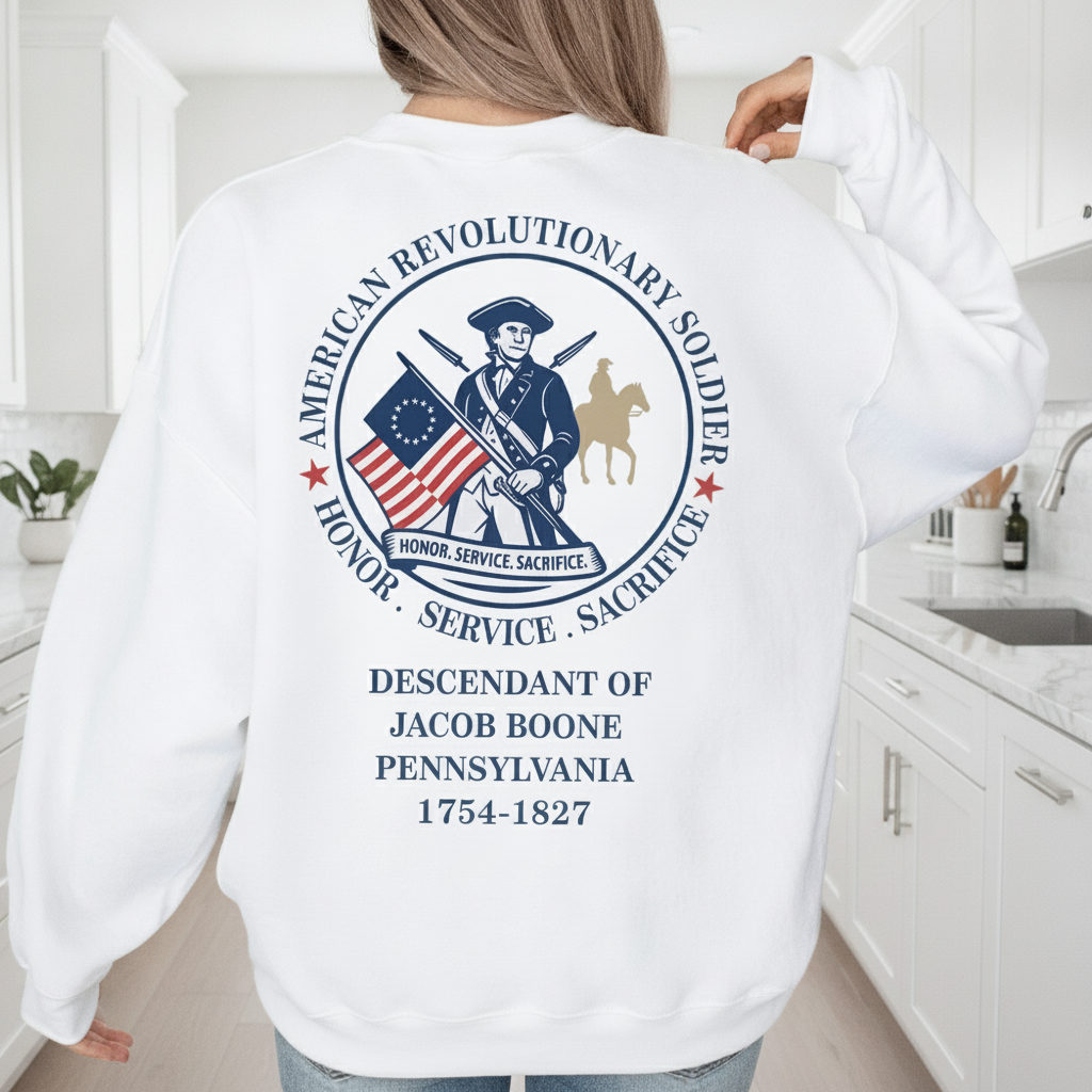 Custom Descendant Patriot Honor Service T-Shirt — Custom Gift TMF28