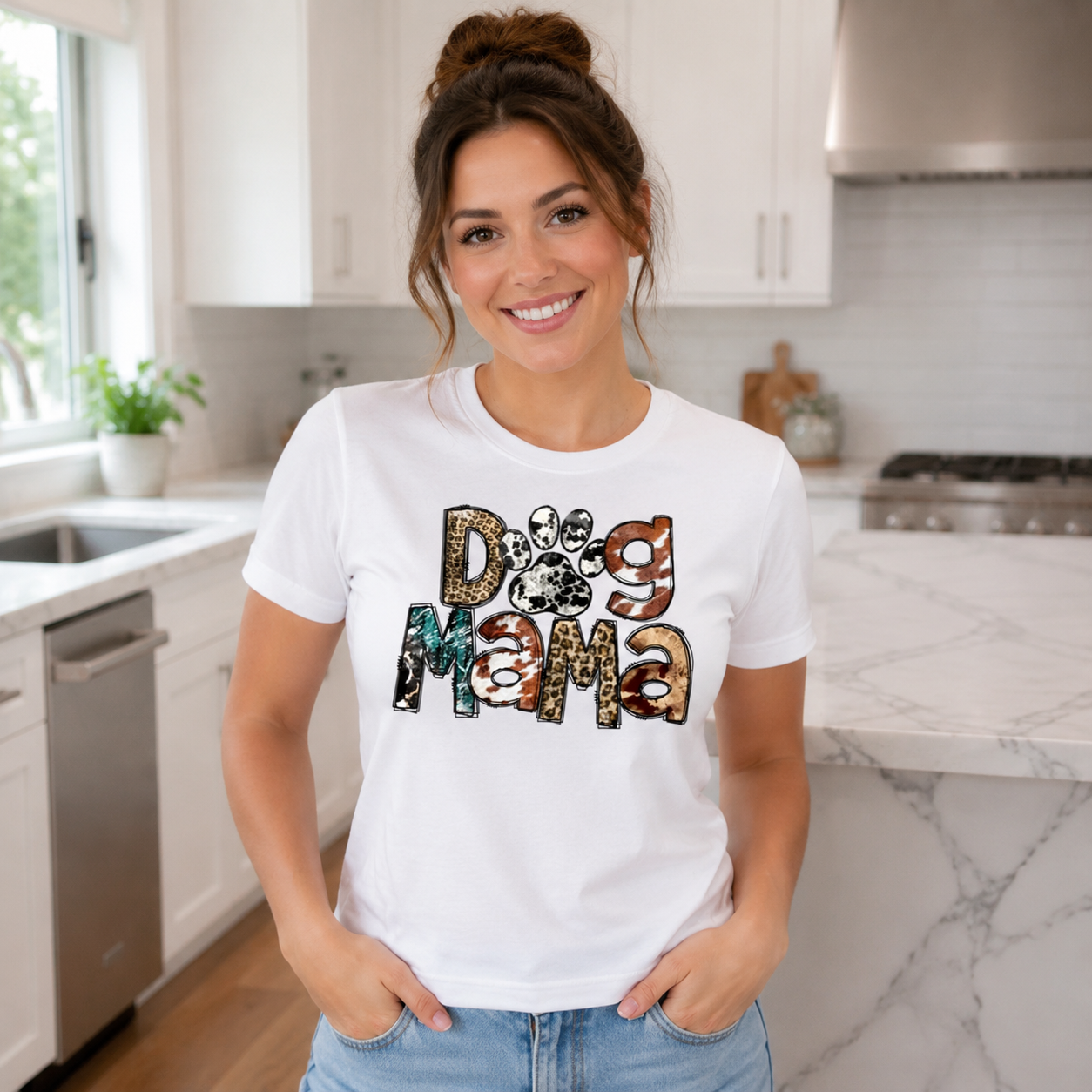 Custom White Senior T-Shirt — Custom Gift J49XV