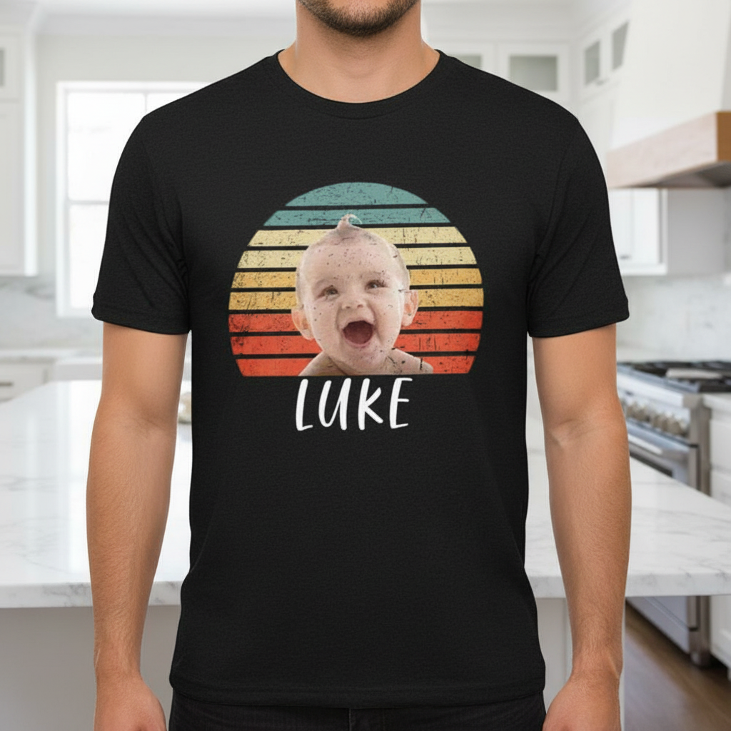 Custom Vintage Retro Face T-Shirt — Custom Gift ZSZCU