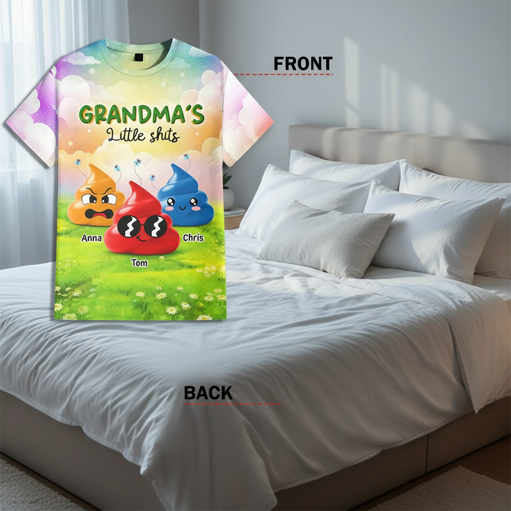 Custom Vtc Grandmas Little Sh T-Shirt — Gift for Mom CVGB7