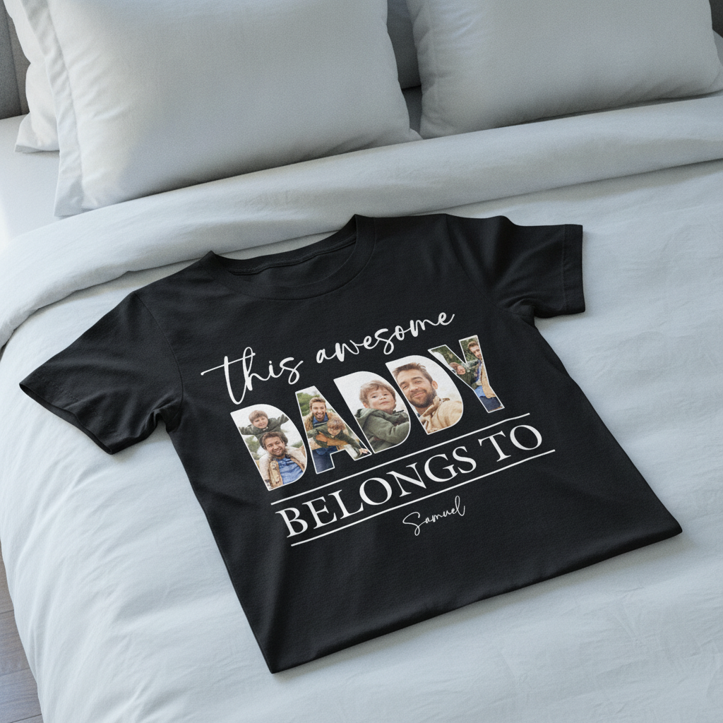 Custom Hpt This Awesome Dad T-Shirt — Gift for Dad ZWK3X