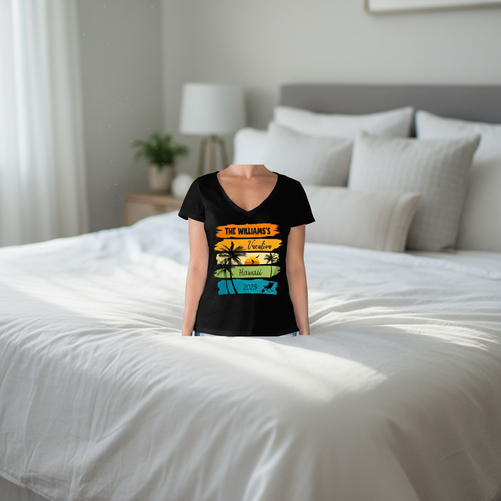 Custom Vth Family Vacation Shirts T-Shirt — Family Gift UHCU8