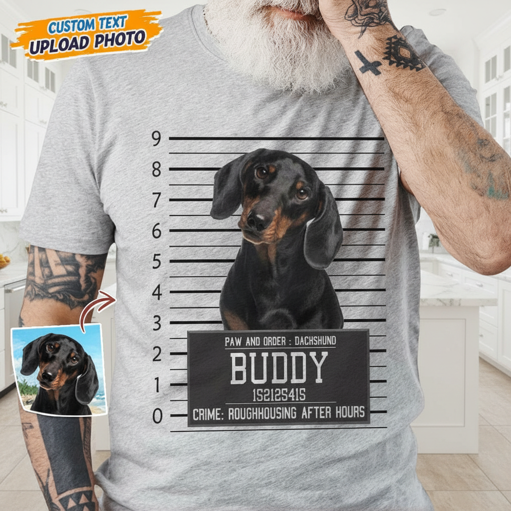 Custom Personal Stalker Dog T-Shirt — Gift for Dog Lovers FZHYK