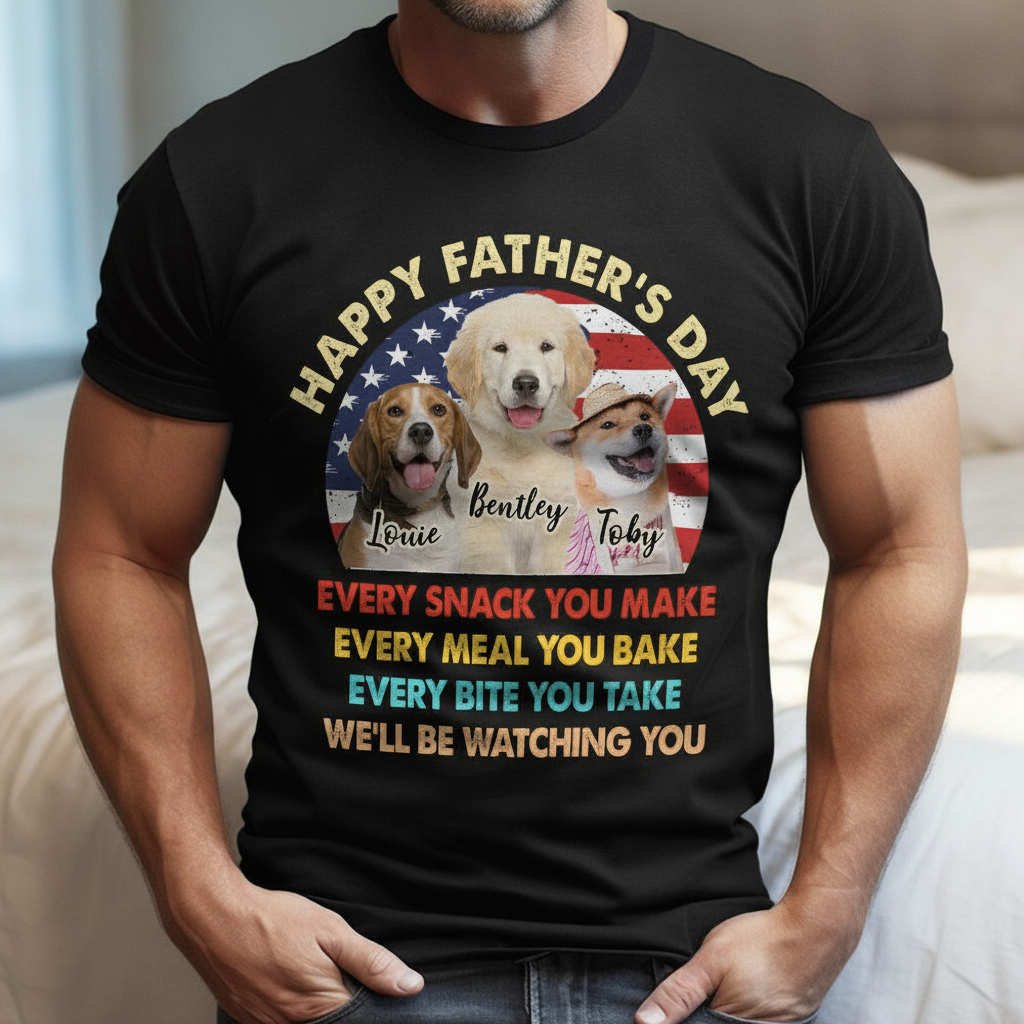 Custom Vtc Dog Every Snack T-Shirt — Gift for Dad K9R4D