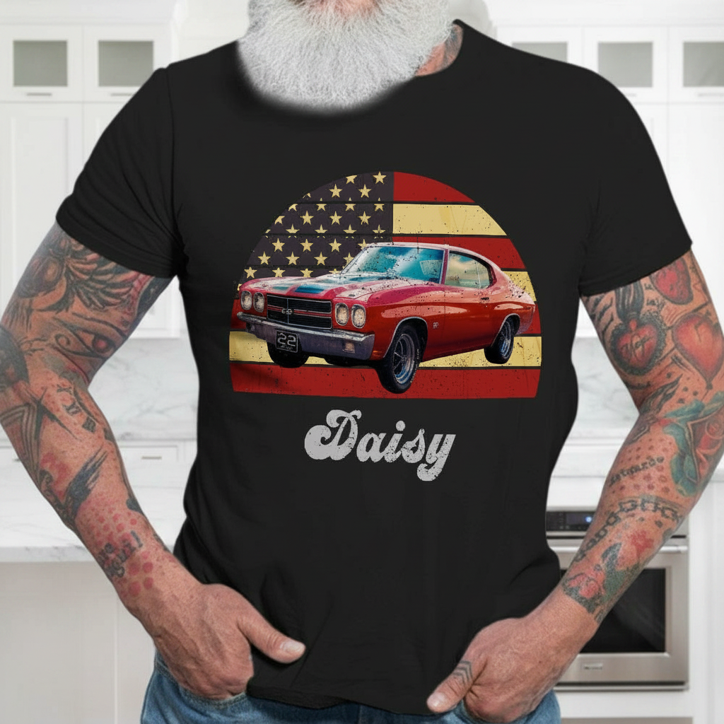 Custom Car Vintage Retro T-Shirt — Custom Gift SHY2E