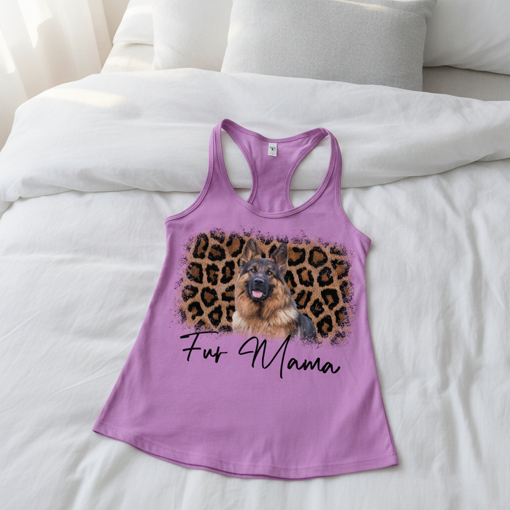 Custom Na96 Dogphotocustom Furmama T-Shirt — Gift for Dog Lovers E7PCS