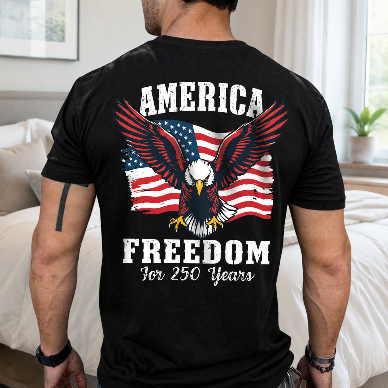 Custom Mha America Years Freedom Garden Flag — Patriotic Gift ERXQG