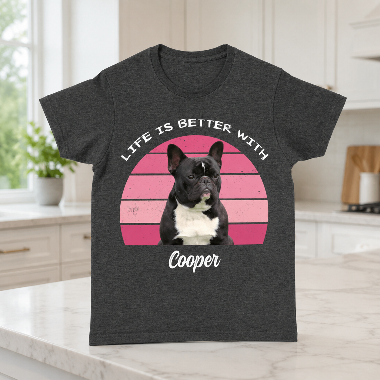 Custom Life Is Better Dog T-Shirt — Gift for Dog Lovers WAVFU