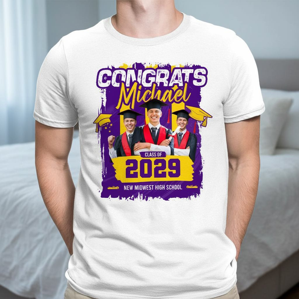 Custom Congrats You Graduation T-Shirt — Custom Gift 73QF9