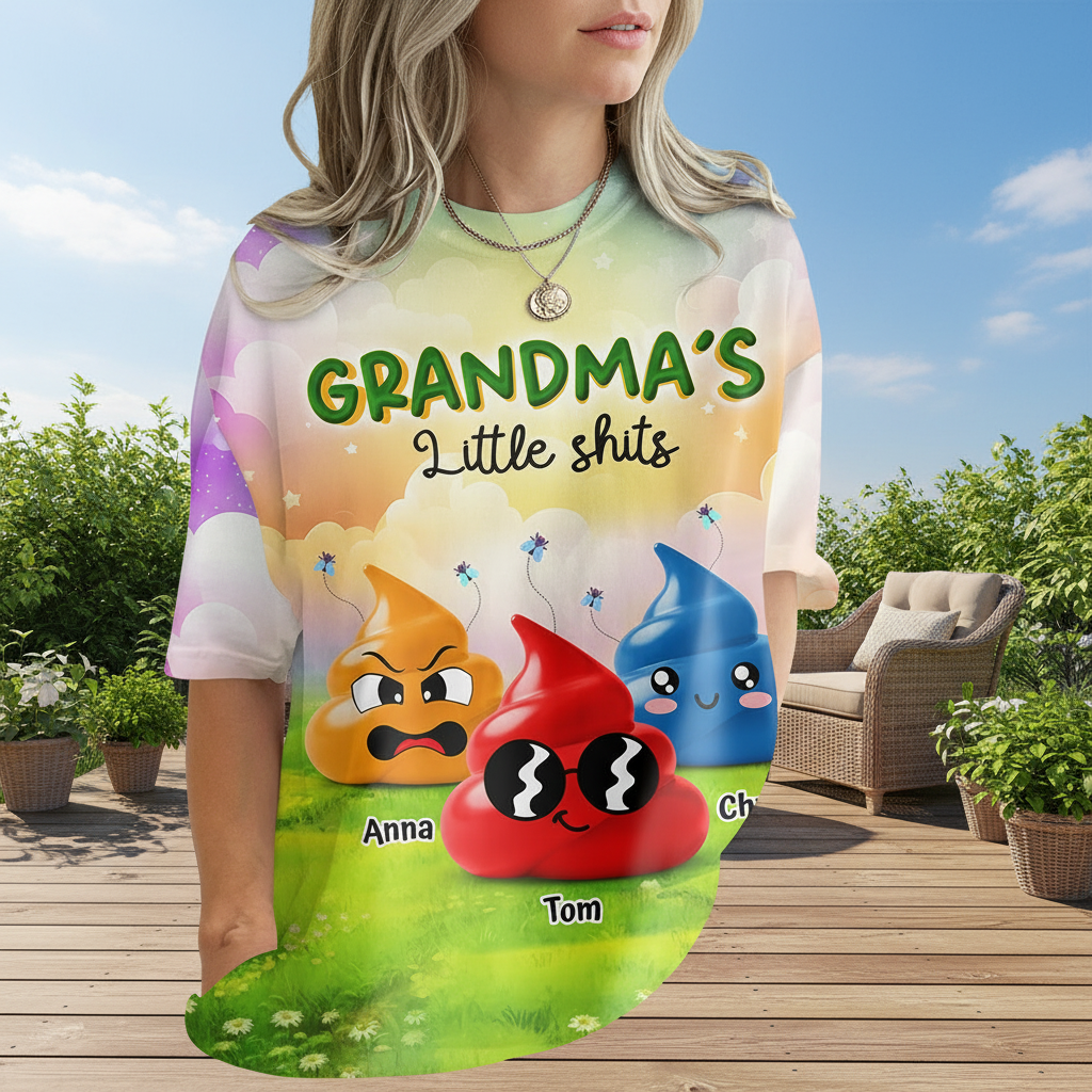 Custom Vtc Grandmas Little Sh T-Shirt — Gift for Mom CVGB7