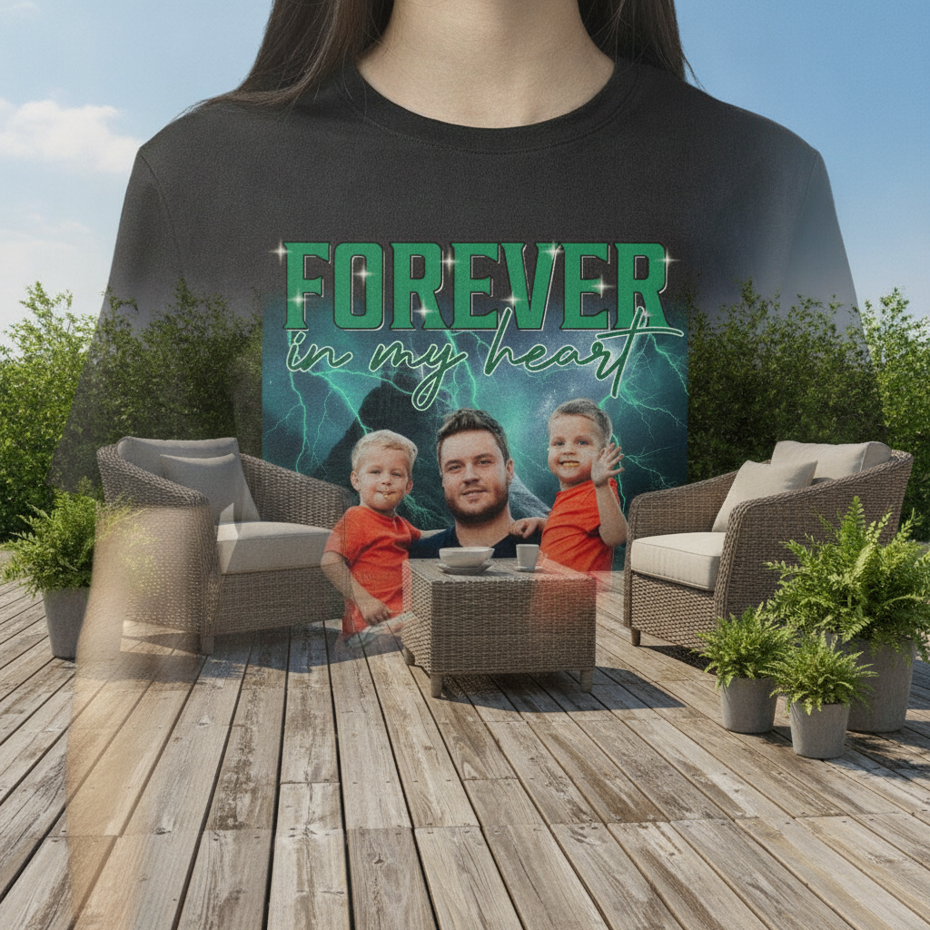 Custom Face Portrait Vintage T-Shirt — Custom Gift 2KUZZ