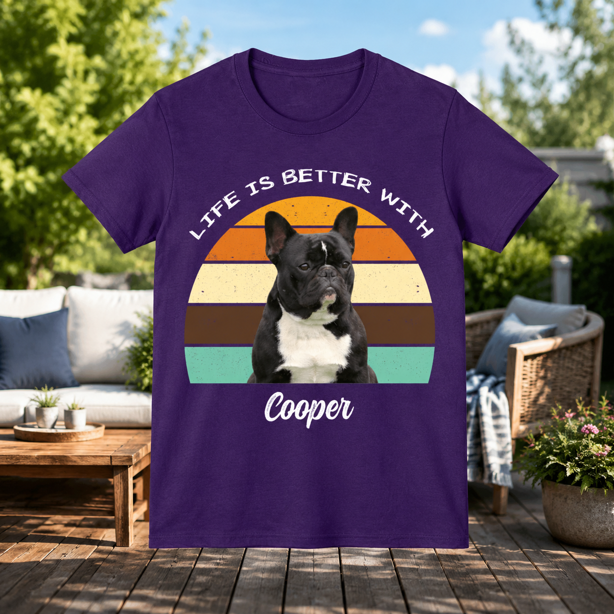 Custom Life Is Better Dog T-Shirt — Gift for Dog Lovers WAVFU