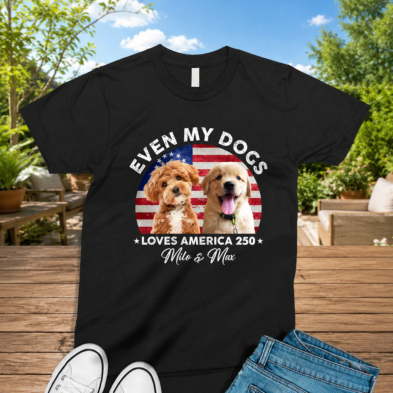 Custom Even My Dogs Love T-Shirt — Gift for Dog Lovers QYF6E