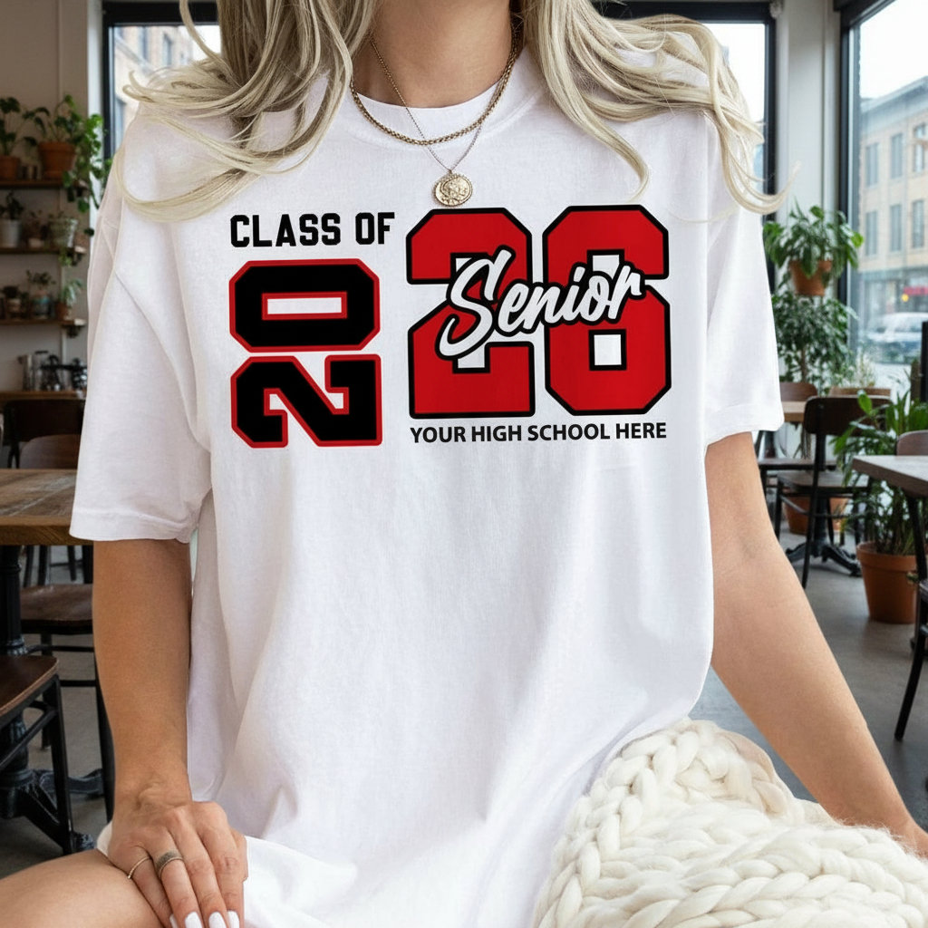 Custom Class Senior Graduation T-Shirt — Custom Gift DP7RV