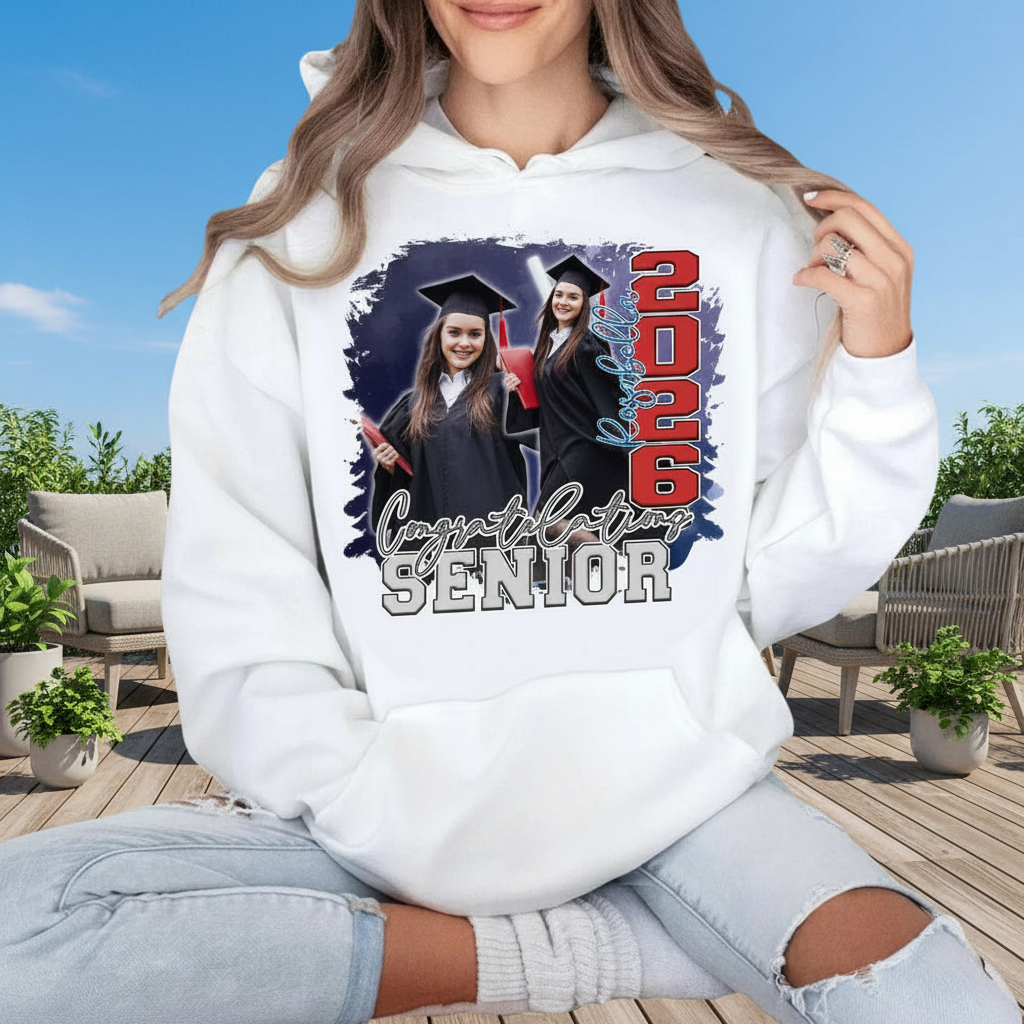 Custom Congratulations Senior Graduation Bright T-Shirt — Custom Gift 9EN73