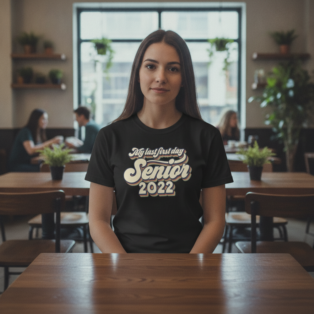 Custom Dark Senior T-Shirt — Custom Gift AR4GX
