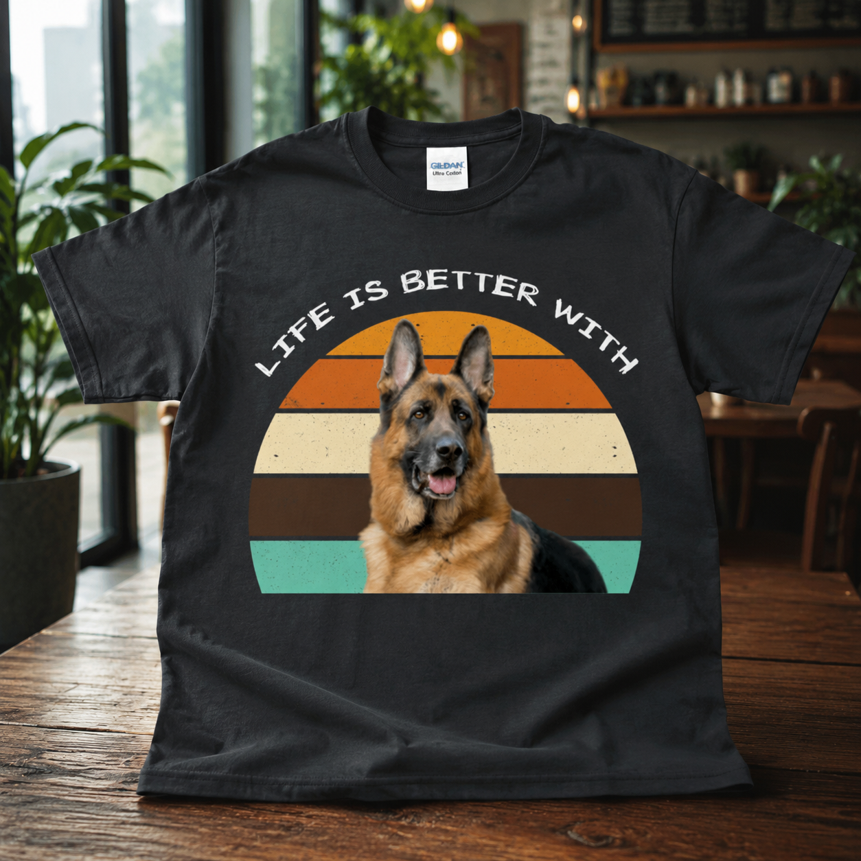 Custom Life Is Better Dog T-Shirt — Gift for Dog Lovers WAVFU