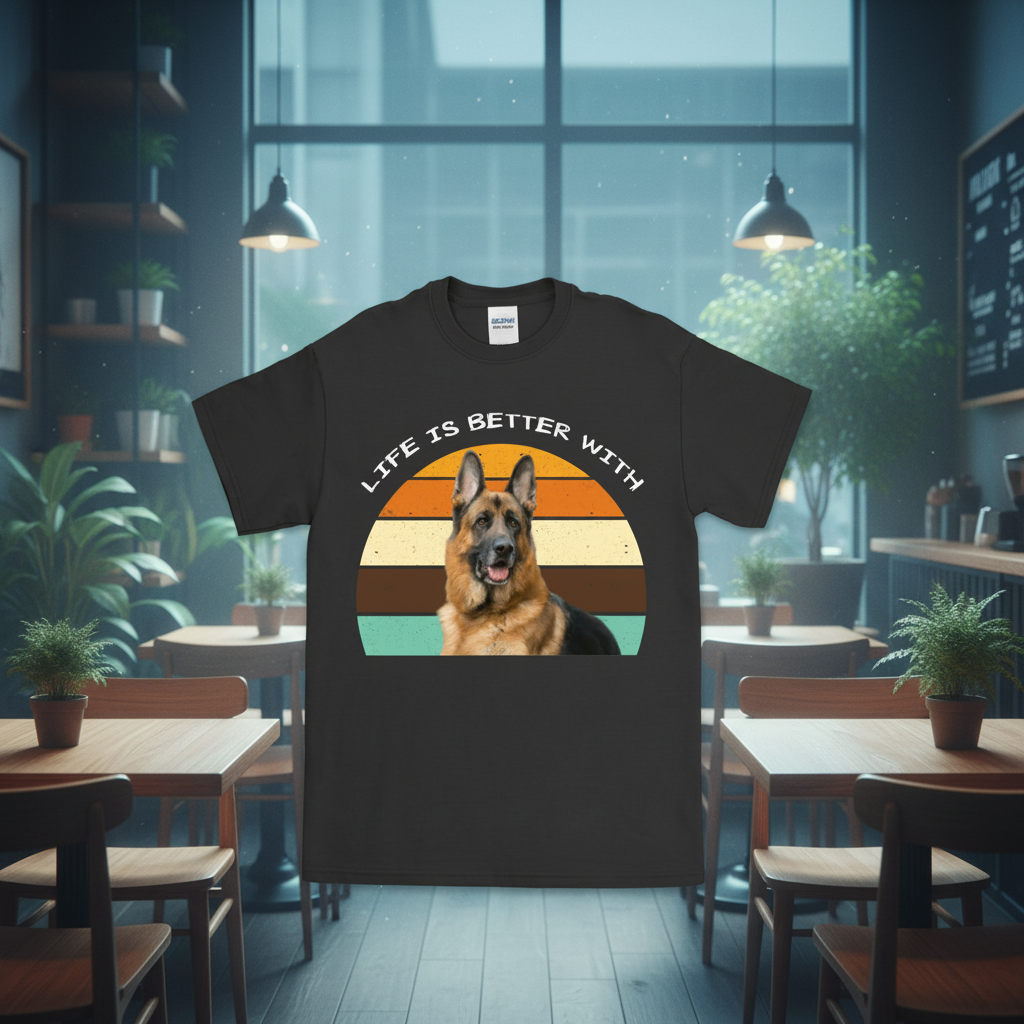 Custom Life Is Better Dog T-Shirt — Gift for Dog Lovers MTU9N
